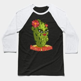 Funny Cactus Mama Succulent Female Plant Baseball T-Shirt